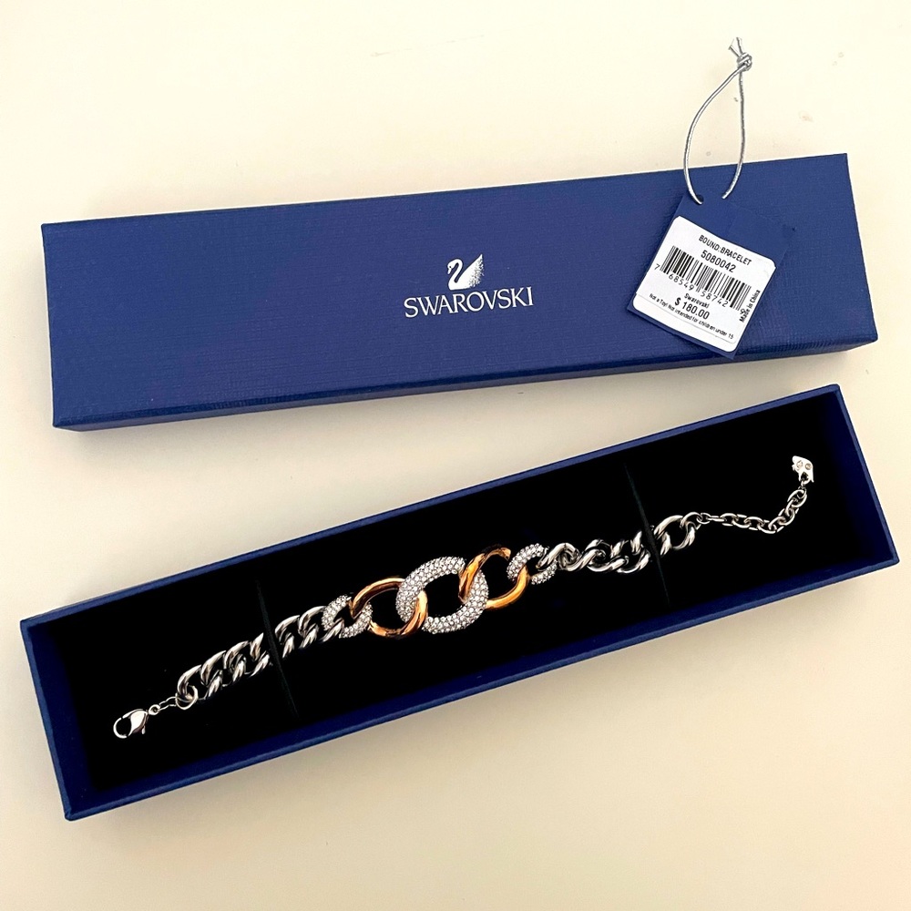 BRAND NEW SWAROVSKI BRACELET ROSE GOLD